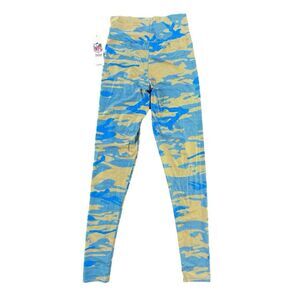 LA Chargers Zubaz Camo NFL Team‎ Apparel Medium Blue Women's Leggings NWT